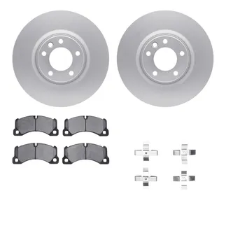R1 Concepts WDUH1-02045 Carbon Series Brake Rotors W/ 5000 Oep Brake Pads & Hdw